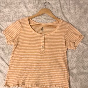 Striped soft tee